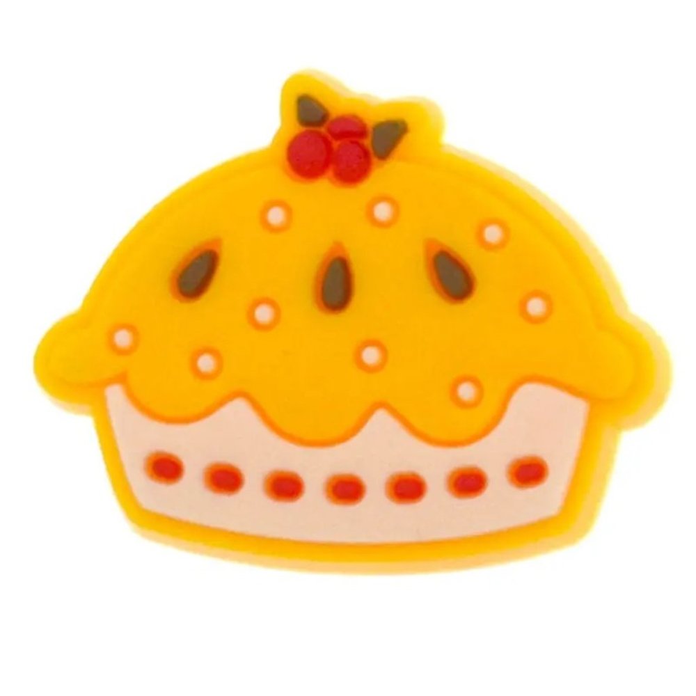 Cherry pie croc charm